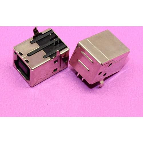 YuXi 1X Type B 4 Pin USB Connector Printer Socket Female PC Computer PCB Through Right 2