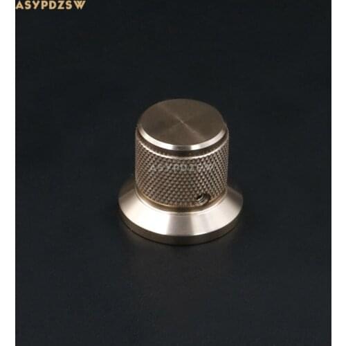 1 PCS Knurled 30*22*25 Golden full aluminum Preamplifier/DAC/Amplifier volume potentiometer knob