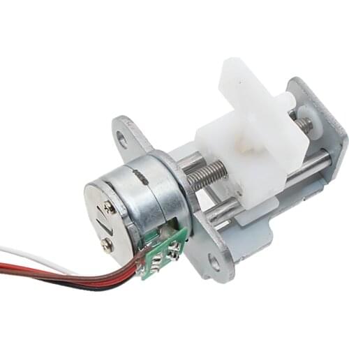 10mm 10BY-1557 DC 6V motor micro slider linear 15 degree stepping motor Thread screw motor with bracket