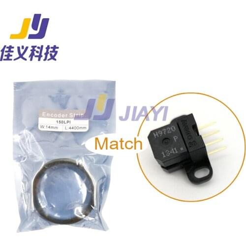 High Quality!!!150DPI 4.4m Encoder Strip for Wit-Color/Sky-Color/Aiifar Inkjet Printer; Match With H9720 Encoder Sensor