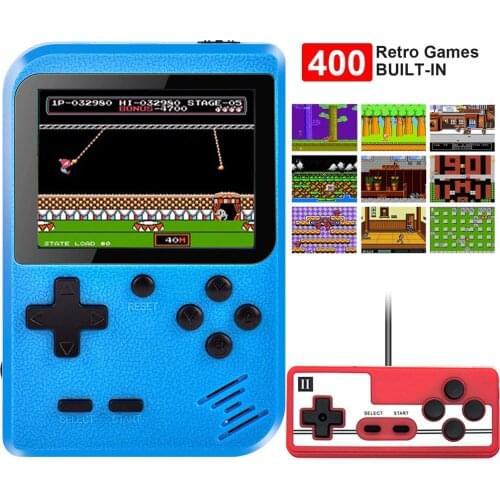 2021 Portable Mini Retro Video Game Console Handheld Game Player 3.0 Inch 400 Games IN 1 Pocket Gameboy