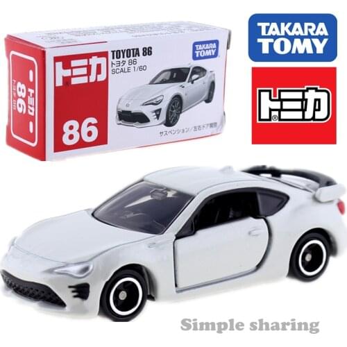 TAKARA TOMY Tomica No.86 TOYOTA Car Toy 1:60 Diecast Hatchback Model Kit Collectibles Miniature Magic Baby Bauble Hilux