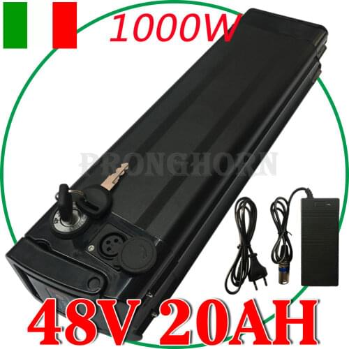 Free Customs Tax 48V 13Ah 15Ah 16Ah Electric Bicycle Lithium Battery E-Bike 48 V Battery With 30A BMS for 500W 750W 1000W Motor