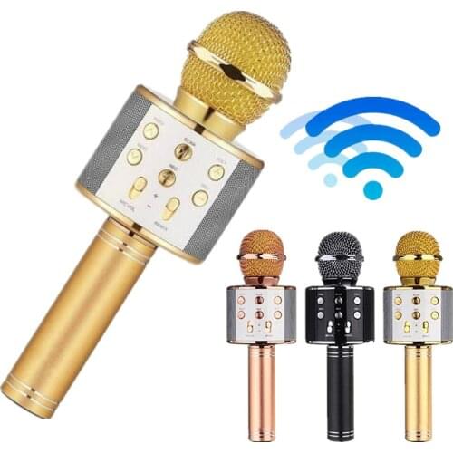 Wireless USB Microphone Professional Condenser Karaoke Mic Mini Karaoke Microphone