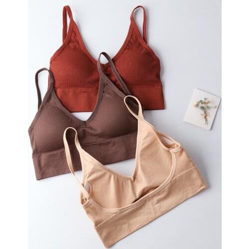 Women Tube Top Female Crop Top Push Up Bra Sport Active Bra Sexy Lingerie Fitness Seamless Underwear Brassiere Bandeau Top Tank