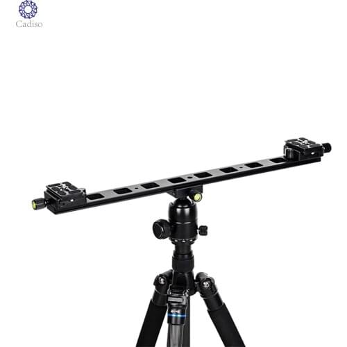 Cadiso PU-480 Quick Release Plate Camera Lengthened 48cm Double QR Plate camera Fast Mounting Bracket for Tripod Ballhead