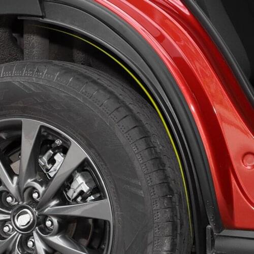 CEYUSOT FOR 2PCS CAR Fender Mazda CX-30 ABS Material Rear Wheel Lining Plate To Prevent Mud Decorative Accessories CX30 Body Kit
