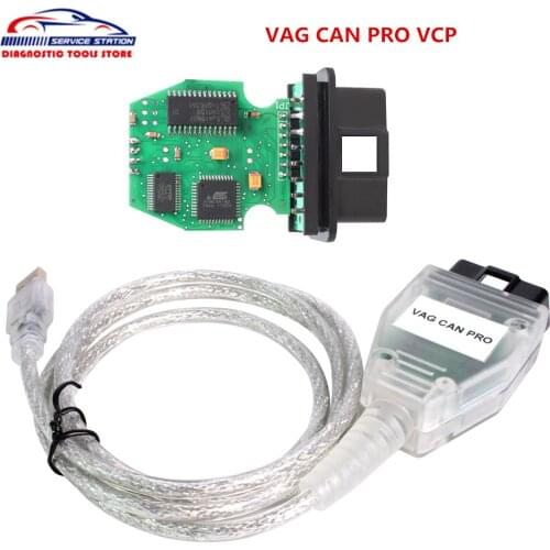 VAG CAN PRO V5.5.1 with FTDI FT245RL Chip VCP6 OBD2 Diagnostic Interface vag can pro USB Cable Support Can Bus UDS K Line
