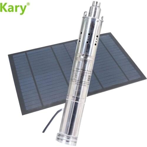Kary 24v max head 40m including shipping water pumps 1.28inch outlet 3000L/H submersible dc solar water pump for deep well
