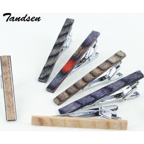 Normal Mens Wood Necktie Tie Clip Pin Skinny Glossy Clasp Copper Bar Wedding Slim Ties Clips Suits Accessories Jewelry