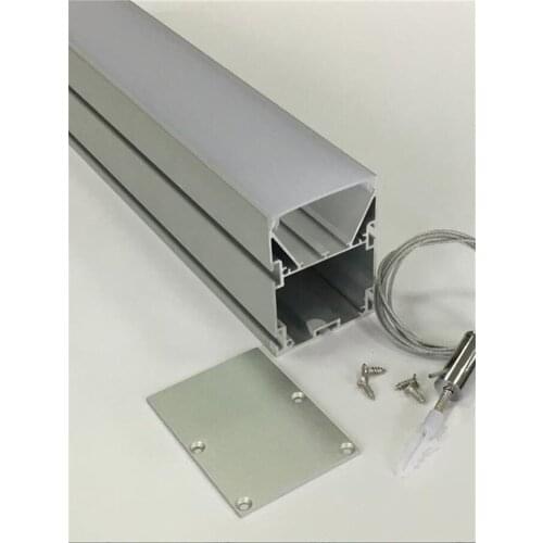 Free Shipping Led linear Lamp Housing with aluminum profile, pc cover and other accessories 1.8m/pcs 10pcs/lot