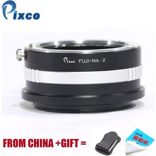 Pixco for Fuji -N/Z Lens Mount Adapter Ring for Fuji Lens to Suit for Nikon Z Mount Camera For Nikon Z6, Z7 +Gifts