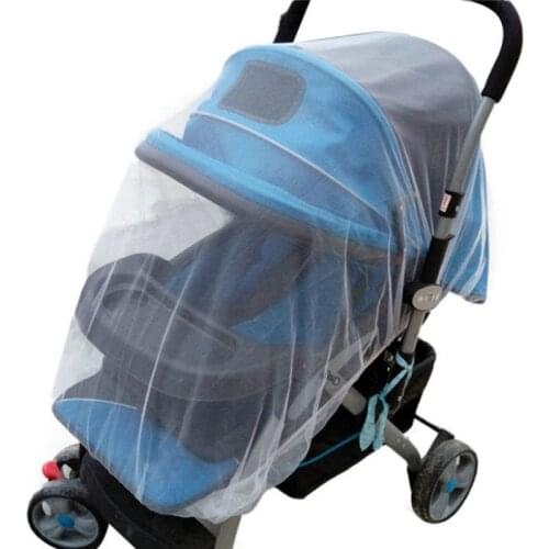 Summer Baby Stroller Universal Mosquito Net Pushchair Stroller Fly Insect Protector Cover Crib Netting Safe Mesh High Quality 2