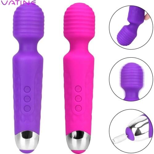 G-Spot Massager AV Magic Wand 12 Frequency 4 Speed For Women Couples Clitoris Stimulate Goods for Adults