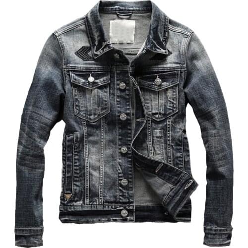 Air Mens Denim Jacket and Coat Plus Size XXXL European Style Winter Overcoats Men China Imported Mens Clothing Brand A202