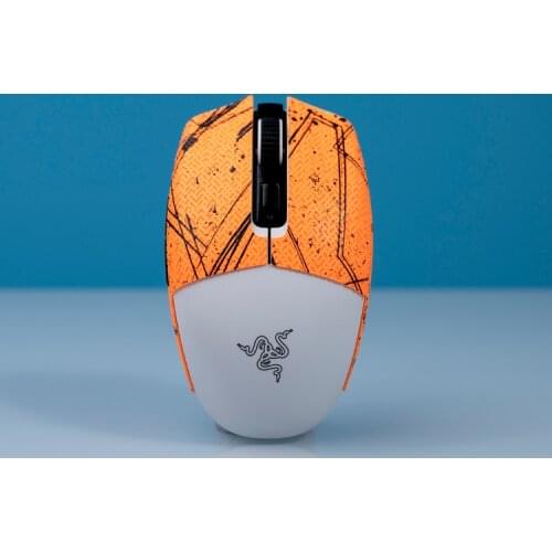 DIY Handmade Non Slip Suck Sweat Mouse Lizard Skin Sticker Grips Skates For Razer Orochi V2 TBTL BTL