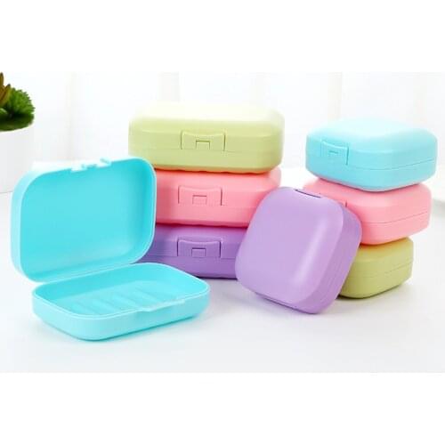 2019 NEW Protable Travel Soap Dish Box Soap Holder Storage Container Shower Soap Dishes Bathroom Accessories Big Containers Box