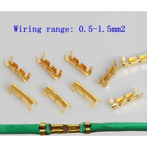 Crimping wire and wire buckle line Middle docking terminal copper 0.5-1.5 square