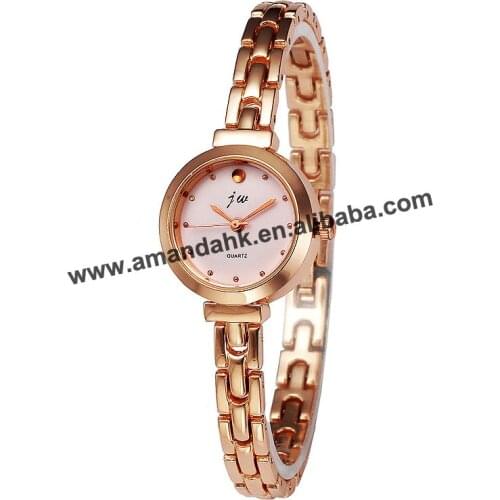 JW 8321L Wholesale Bracelet Doble Heart Watch Ladies Alloy Quartz Big Dot Bracelet Watches Hot Sale Bangle Womens Wrist Watch