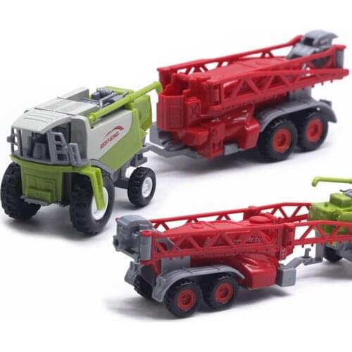 Realistic Alloy Harvester Oil Tank Farm Vehicle Sliding Car Model Kids Toy Gift Tabletop Ornaments Birthday Gift