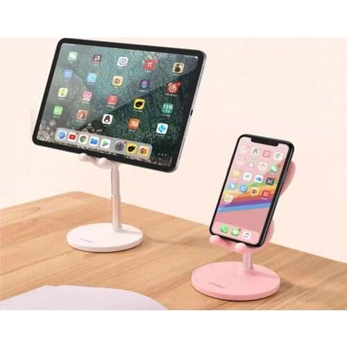 Adjustable desk phone holder desktop portable tablet phone holder stand for iPhone iPad Tablet cute bunny style