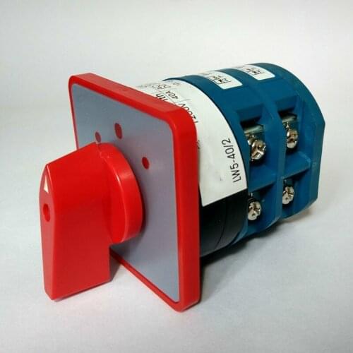 Selector rotary switch LW5-40/2 40A 500v Universal Changeover combination switch 3 position 1 knot