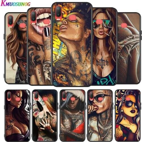 Sexy Sleeve Tattoo Girl Silicone Cover For Samsung Galaxy A9 A8 Star A7 A6 A5 A3 Plus 2018 2017 2016 A750 Phone Case