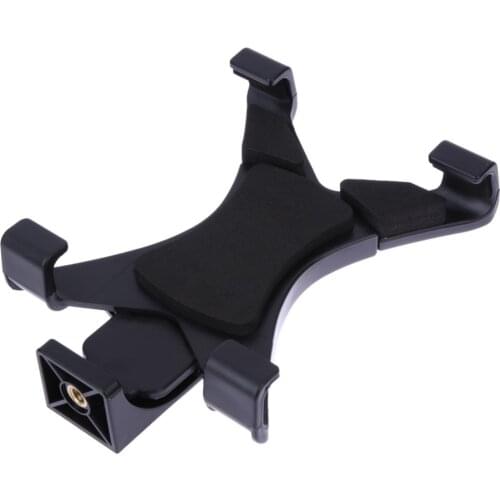 Universal Tablet Stand Tripod Mount Plastic Tablet Holder Bracket 1/4"Thread Adapter for 7"~10.1" for Pad
