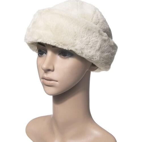 Vintage Letter Hip Hop Men Hat Fur Warm Retro Skull Cap Adjustable Brimless Hat Landlord Winter Beanie Hat Sailor Gorras