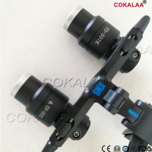 TOP Quality 6.5X Ultra-Light Magnification Binocular Dental Loupe Surgery Magnifier Operation Loupe