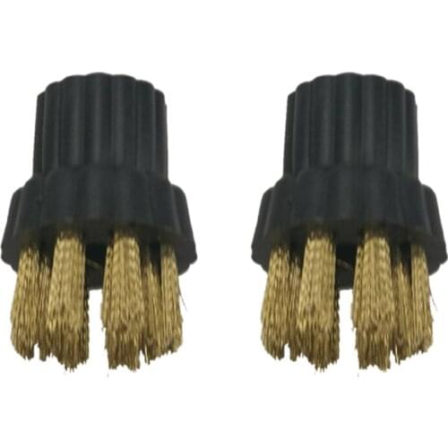 2Pcs Brass Brush Replacement Parts Fit For Steam Mop X5 Wood Ceramic Tiles Floor Cleaning Mini Brushes