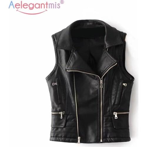 Женские короткие жилеты Aelegantmis China At AliExpress