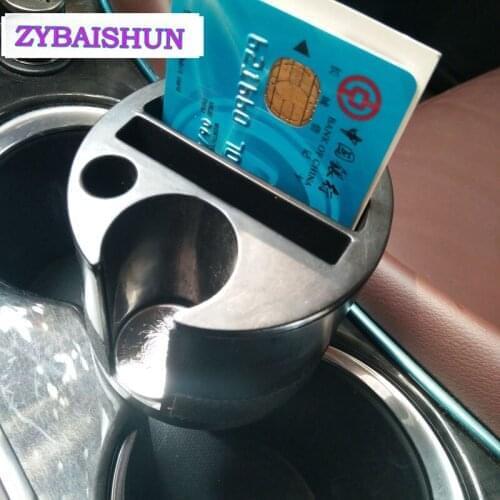 Car Cards for Coin Cup Seat Storage Box Auto Accessories for Dodge Journey Jeep Grand Cherokee/Compass/Commander/Wrangler/Rubico