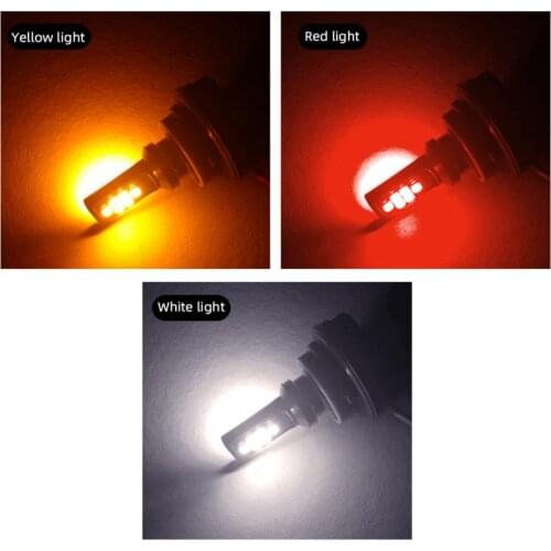 Car Brake Light 1156 1157 T20 LED Bulbs 3030 12SMD Car Turn Signal Light Fog Lamp Super Bright Red White DC 12V Auto Accessories