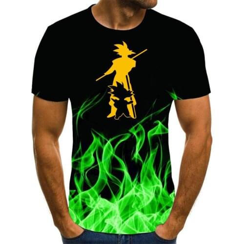 Summer short sleeve Harajuku fashion white 3D T-shirt street style all in one hip hop rock punk mens T-shirt free delivery