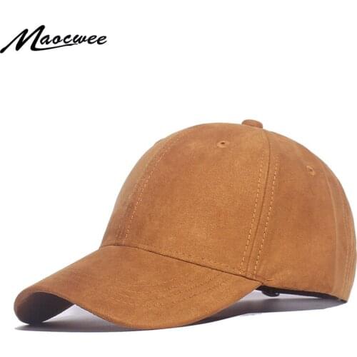 Dad Hats for Women and Men Unisex Soft Suede Baseball Cap Casual Solid color Sports Hat Bone Snapback Adjustable Breathable 2019