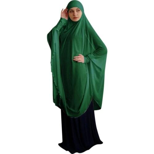 Islamic Ramadan Muslim Hijab Long Khimar Women Formal Prayer Garment Niqab Turkey Namaz Burka Musulman Jurken Jilbab Djellaba