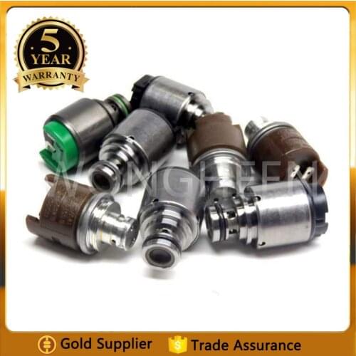 8pcs Automatic Transmission Shift Solenoid Kits 5HP-24 5HP24A For BMW A6 A8 for Jaguar XJ8 1994-99 5 SP RWD 4.0L