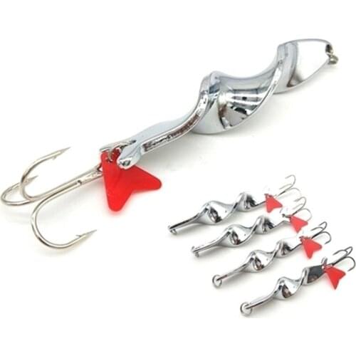 40%HOT Rotating Zinc Alloy Spinner Hard Baits Fishing Lure Fish Tackle Tools Accessory