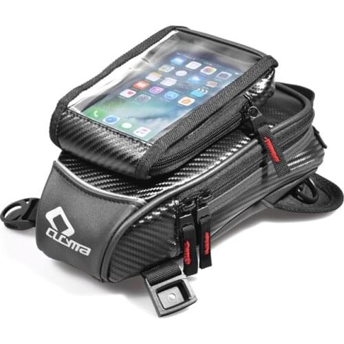 Motorcycle mini Magnet Oil Tank Bag waterproof Leg Bag Waist pack Mobile phone coin purse documents Riding bag