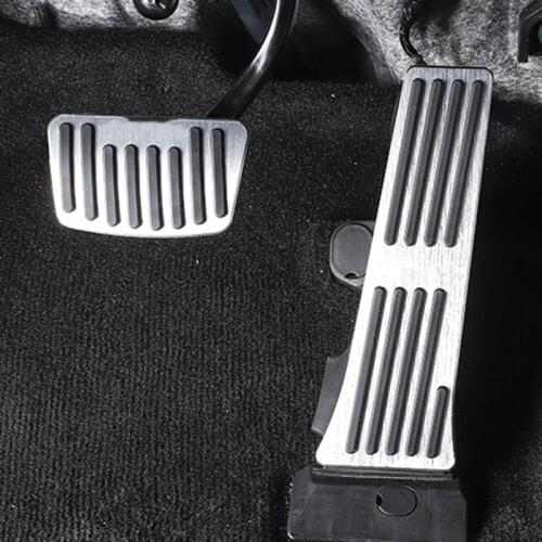 For Hyundai Palisade 2020 2021 Pedal Brake Accelerator Rest Cover Anti Skid Foot Pad Auto Styling Sticker Trim Car Accessories