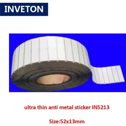 Passive commercial refrigerator sticker 860-960 MHZ ultra thin metal sticker uhf rfid anti metal tag for laptop asset management