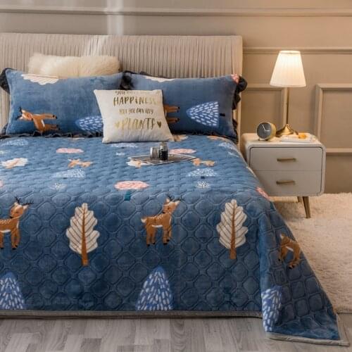 Quilted Linens cozy flannel Bedspread on the bed linen blanket Bedspreads for bed sheet bed covers sofa cover bed Plaid Quilt