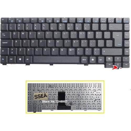 SSEA New laptop UI black Keyboard English For Asu A3N A6 A6T A6R A6G A3000 A6000 A9 Z81 Z9 Z91 Z92 Z9200 A6000G Free Shipping
