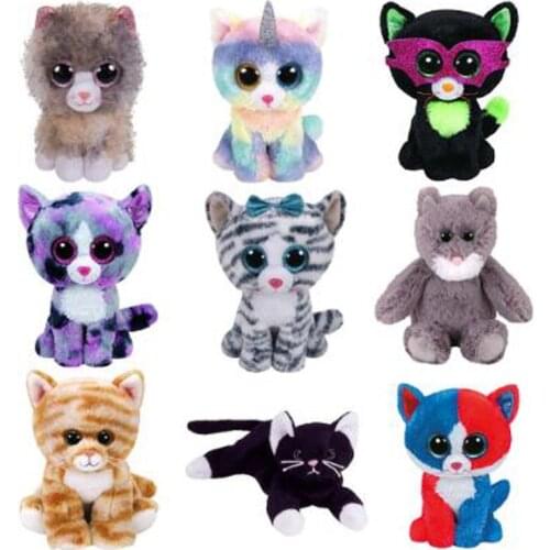 Ty Stuffed & Plush Animals Cat Series Toys for Children 15cm