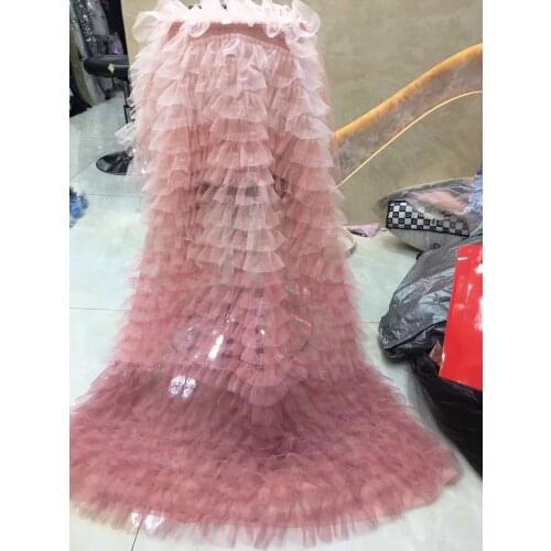 High-End Lace Fabric 2020 High Quality African Tulle Lace Fabric nigerian swiss lace fabrics for dress For Eveing Dress FJ2823