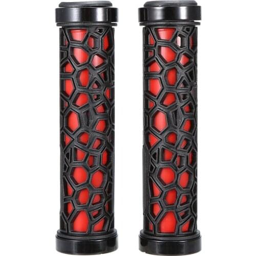 1 Pair Bicycle Handlebar Anti-slip Rubber Handle Bar End MTB Mountain Accessories Skid-Proof Anti-Skid Cycling Parts