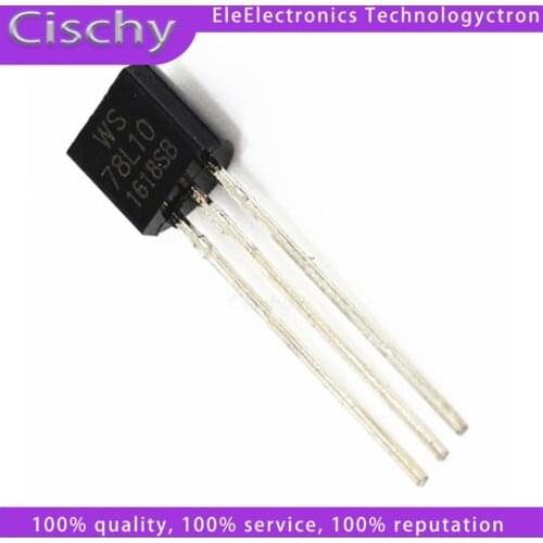 50pcs/lot 78L10 TO-92 7810 3-Terminal Regulators