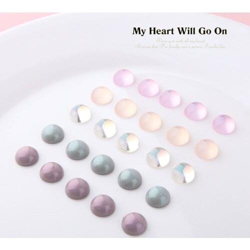 10pcs hot-sales Vintage Translucent Resin Pendant Half Pill Patch Pattern Square Earrings For Women Diy Jewelry Accessories