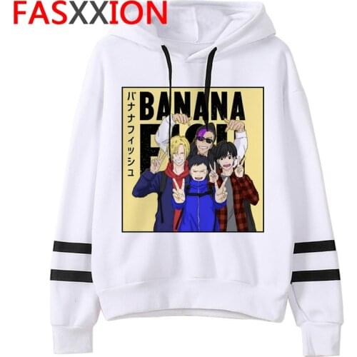 Banana Fish hoodies men hip hop y2k aesthetic men sweatshirts hoddies harajuku Oversized
